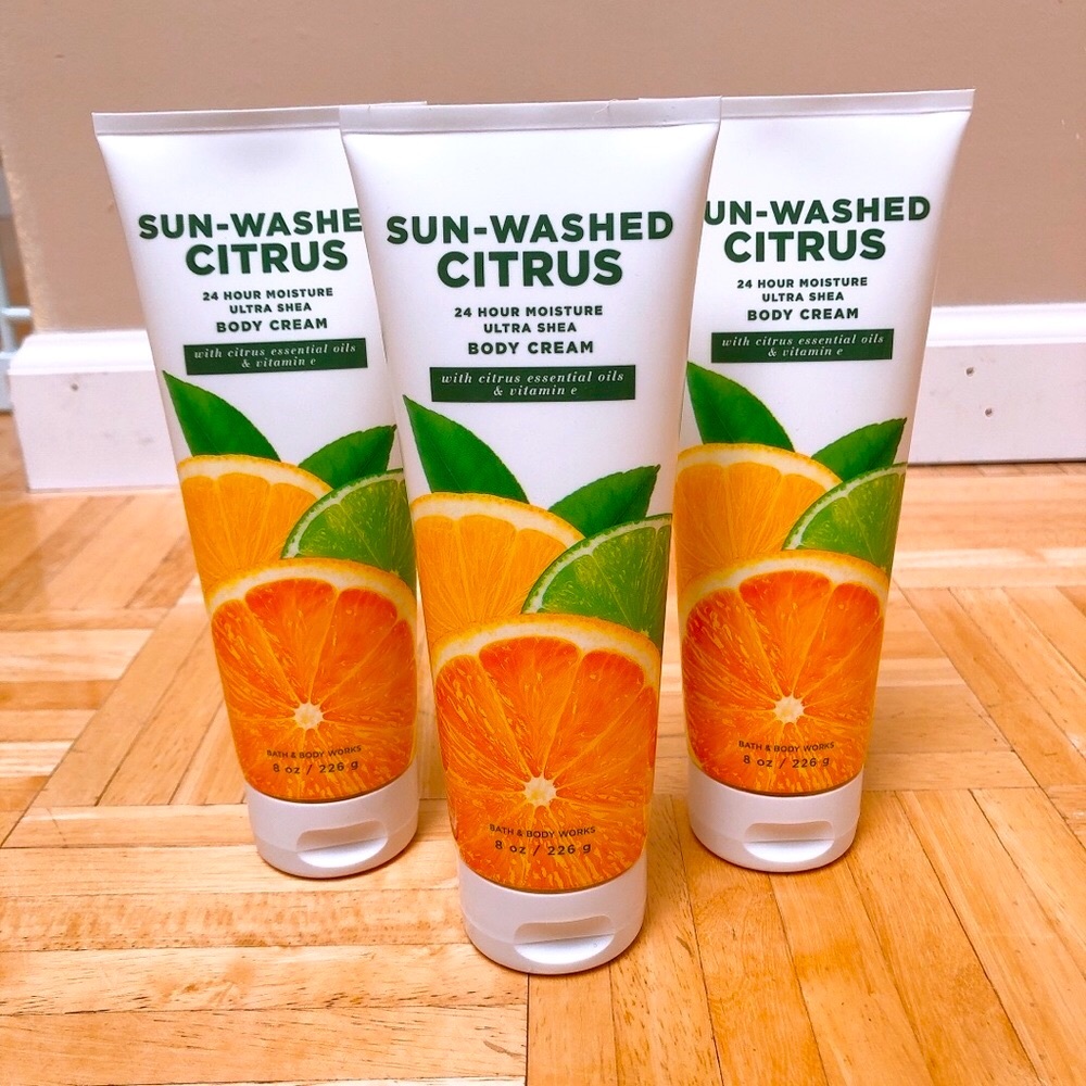 Bath & Body Works Sun Washed Citrus Shea Body Cream